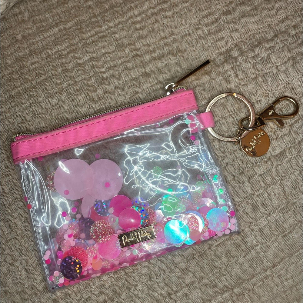 Packed Party Confetti Cardholder with keychain